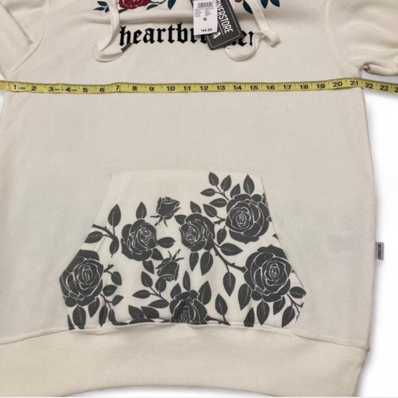 Rue 21 Cornerstore Bodega White Graphic Hoodie Sweatshirt, Floral, Men’s Medium - Picture 8 of 8